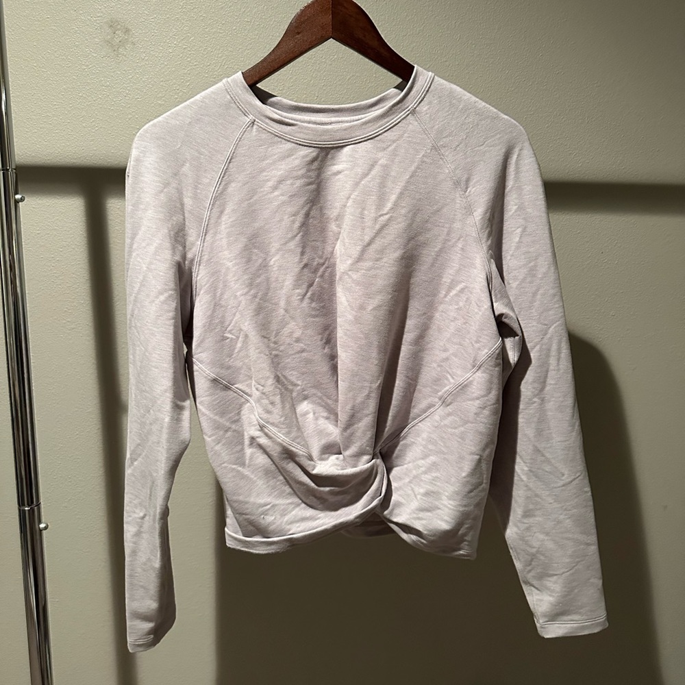 Lululemon twist front sweatshirt